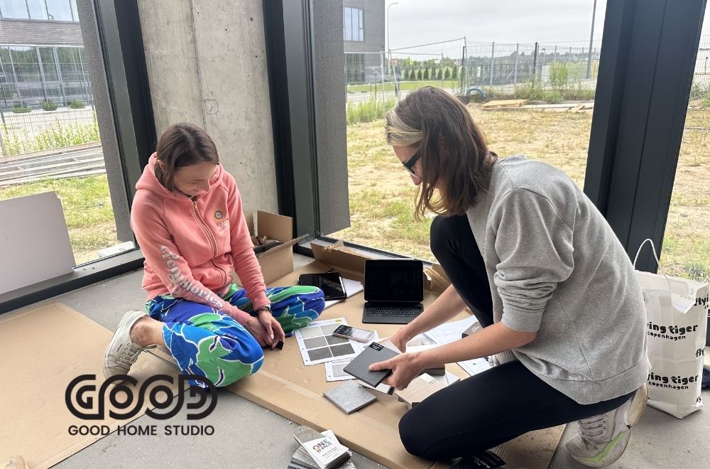 Prace nad wykończeniem mieszkania z Good Home Studio